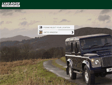 Tablet Screenshot of landroverownersclub.com